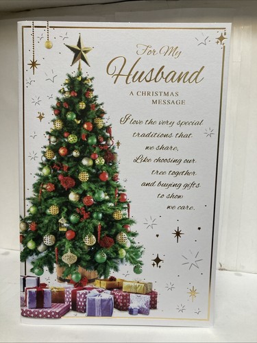 Husband christmas greeting - husband,