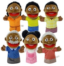 AFRICA FAMILY PUPPET SET WITH