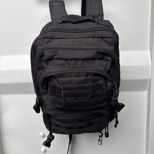 MIL-TEC Laser Cut Black Molle Rucksack 36L Large Assault Pack Army
