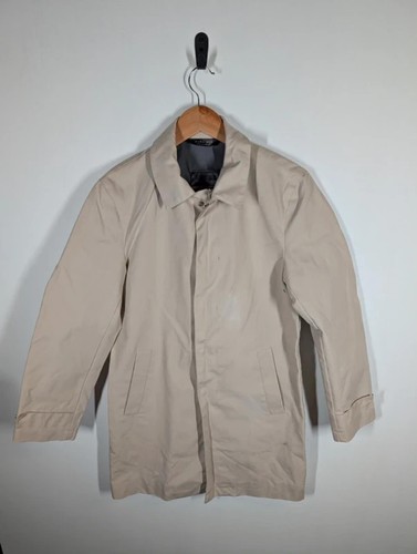 Zara man beige trench coat - trench,