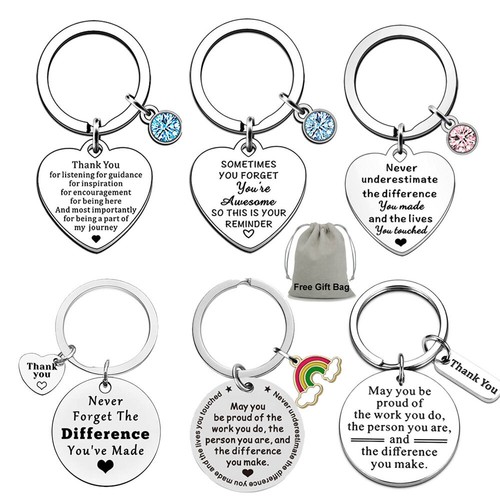 Thank you keyring gift for - keyring,
