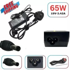 GENUINE TOSHIBA LAPTOP CHARGER  19V - 3.42A 65W WITH POWER LEAD