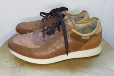 PIKOLINOS Cambil Men’s Trainer Leather Tan Brown Lace Up Sneakers Size 9 UK 42
