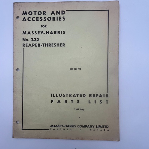 Massey harris 222 - massey,