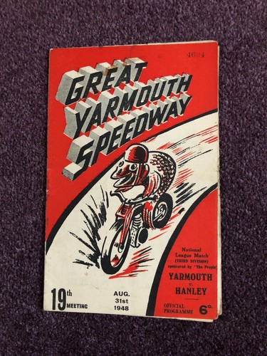 Speedway programme great - programme,