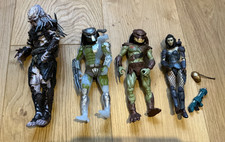 Predator Figure Bundle x 4 Rare Vintage