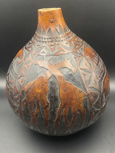 Vintage hand carved african - vintage,