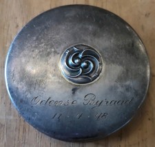 ART DECO SILVER TONE DANISH