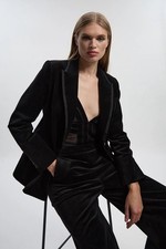 NEW! KAREN MILLEN Black Velvet