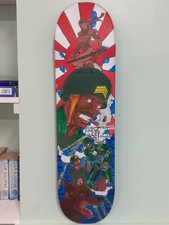 Custom Hand Painted SGT SMOKING BLACK Comicbook  Skateboard Original Art 