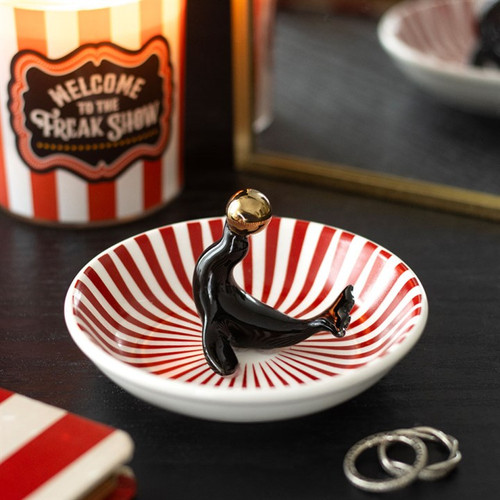 Circus seal trinket dish - trinket,