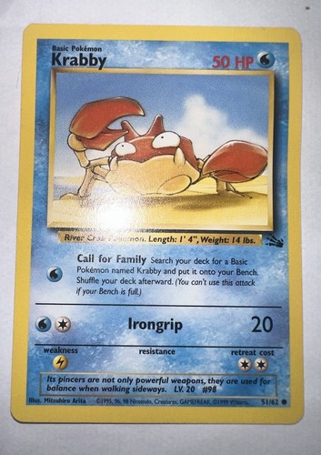 Pokémon tcg krabby - pokémon,