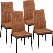 Dining Chairs Set of 4 Faux