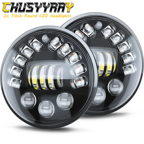 2pc led headlights - 2pc, halo