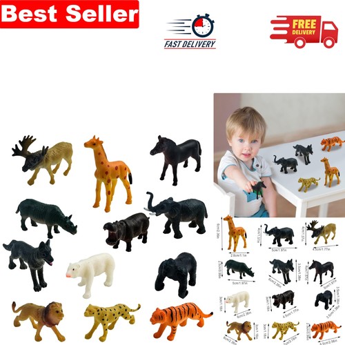 Vibrant mini safari animal - mini,