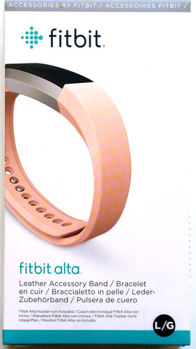 Fitbit alta leather band - leather,