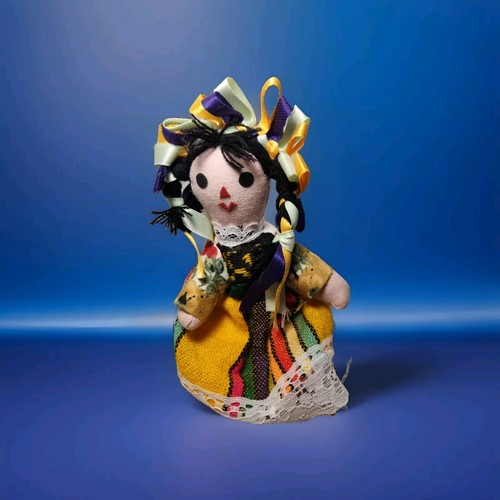 Hand made crafted rag doll - crafted,