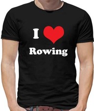 I Love Rowing Mens T-Shirt -