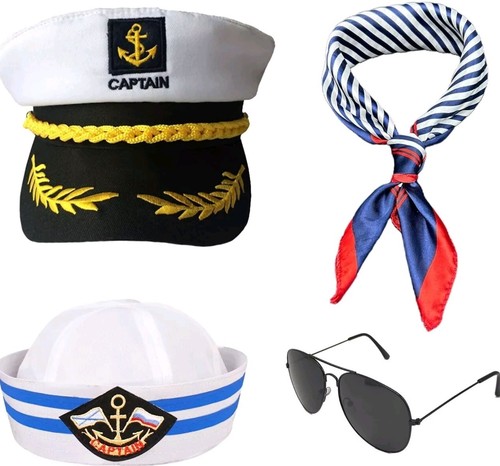 Sailor ship captain hat and - sailor,