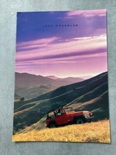 Jeep Wrangler Car Glossy Sales Brochure 2.5 & 4.0 Litre Perfect Condition
