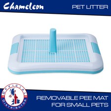 Pet Litter Tray Puppy Dog Potty Toilet Loo Pee Training Pad Indoor Holder