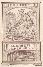 Exlibris Bookplate Klischee