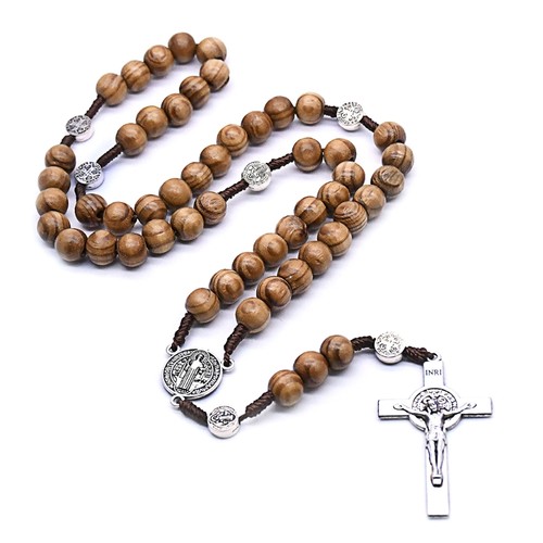Handmade round bead rosary - round,