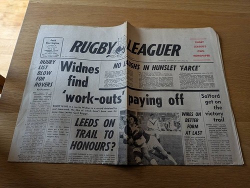 1970 rugby leaguer newspaper - 1970,