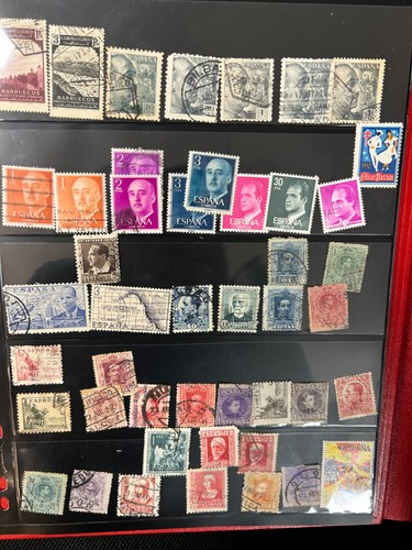 Vintage spanish stamps - vintage,