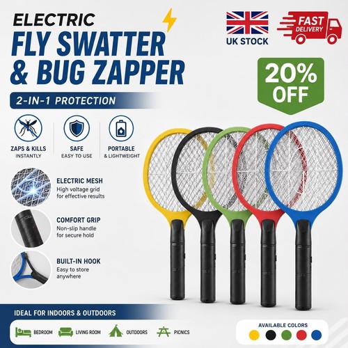 Electric fly swatter bug - electric,