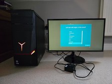Gaming PC and Monitor - Lenovo Ideacenter Y700-34ish tower & Samsung 24" Monitor