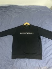 black Emporio Armani jumper is