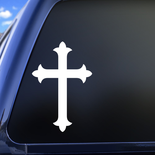 Cross decal religious - cross,