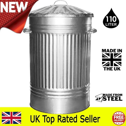 Extra large metal bin retro - extra,