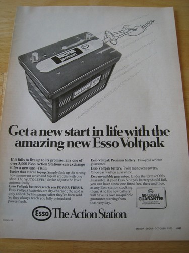 Esso action station voltpak - esso,