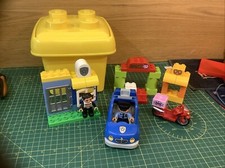  Duplo My First Police Set 10532 complete with a Lego Storage Box