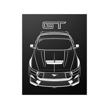 Ford Mustang GT 2024 Poster