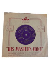 Vintage 1957 UK 45-Pop 359 ELVIS PRESLEY ALL SHOOK UP Record Vinyl Purple/Gold