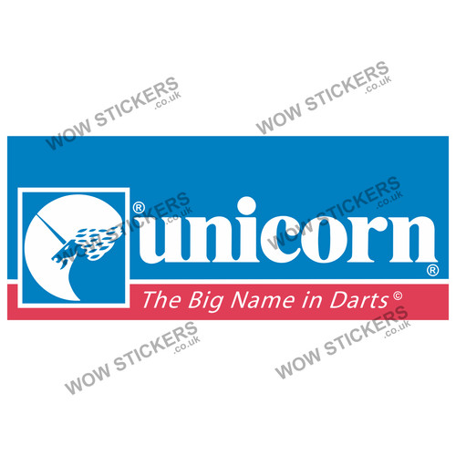 Unicorn darts sticker - darts, laptop