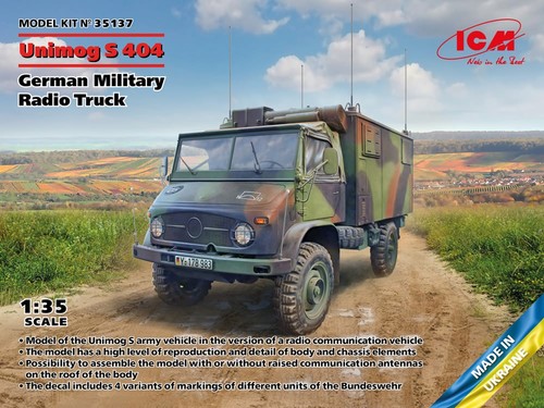 Icm35137 icm unimog - icm, 1:35