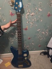Wesley metallic blue 4-String