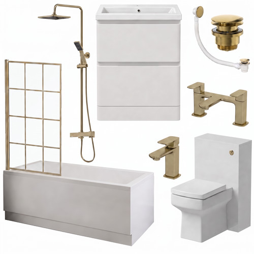 Complete bathroom suite - complete,