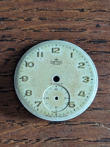 Smiths deluxe watch dial - smiths,