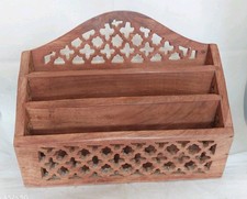 Vintage Wooden Letter Rack