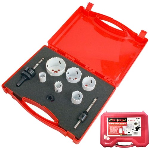 Neilsen 9pc plumbers - neilsen, bi-metal