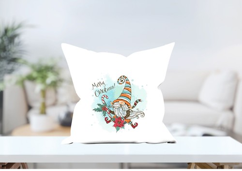 Merry christmas cushion - christmas,