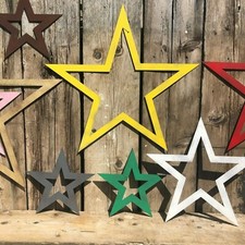 metal rustic STARS STAR sign