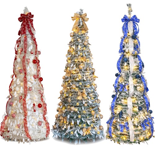 6ft 7ft slim pencil christmas - 7ft,