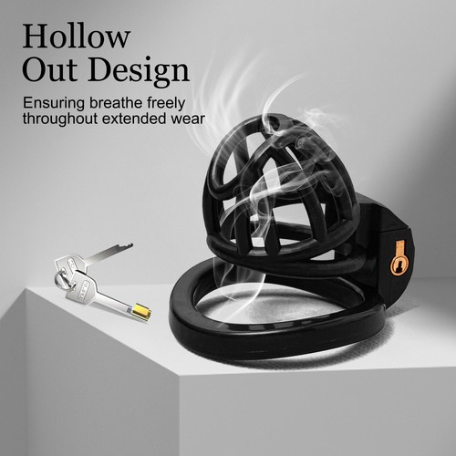 Resin male chastity - resin, belt