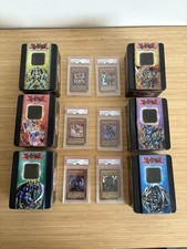 VINTAGE 2005 YU-GI-OH TINS & PSA GRADED LIMTED EDITION MATCH CARDS BUNDLE!